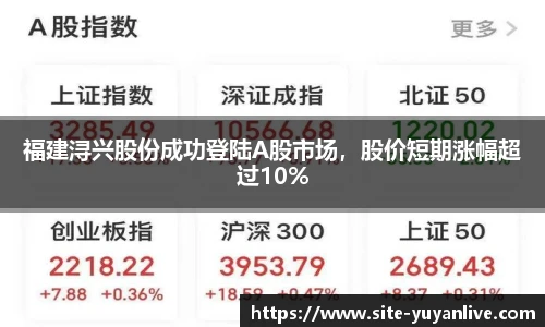 福建浔兴股份成功登陆A股市场，股价短期涨幅超过10%