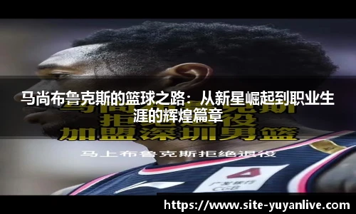 马尚布鲁克斯的篮球之路：从新星崛起到职业生涯的辉煌篇章