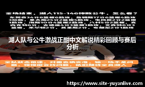 湖人队与公牛激战正酣中文解说精彩回顾与赛后分析